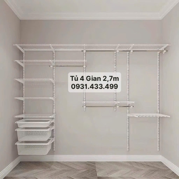 Khi nỗi lo ẩm mốc tan đi trong một thoáng – chỉ còn lại sự thoáng đãng của bộ kệ tủ AMD