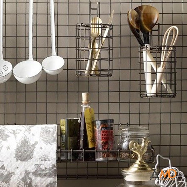 Tấm lưới sắt không khung - Màu đen