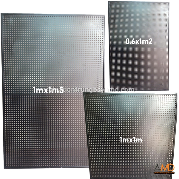 Khung tôn đục lỗ trang trí KOL01 màu Đen