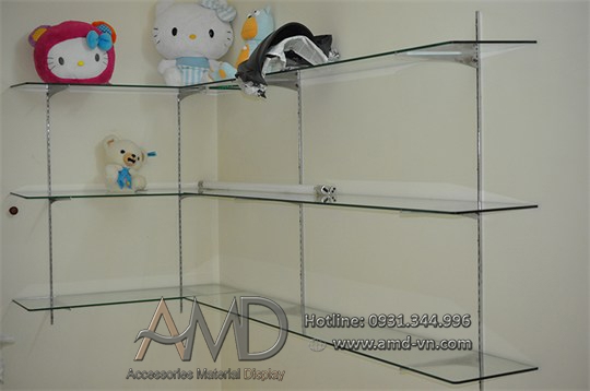 Tay đỡ giá kệ quần áo gắn thanh ray AMD-M10-LR