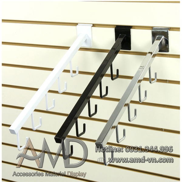 Móc hộp râu cài tấm gỗ Slatwall