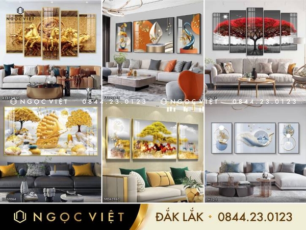 Kho tranh trang trí hàng ngàn mẫu tại Tranh Ngọc Việt - Buôn Ma Thuột (BMT) - DakLak
