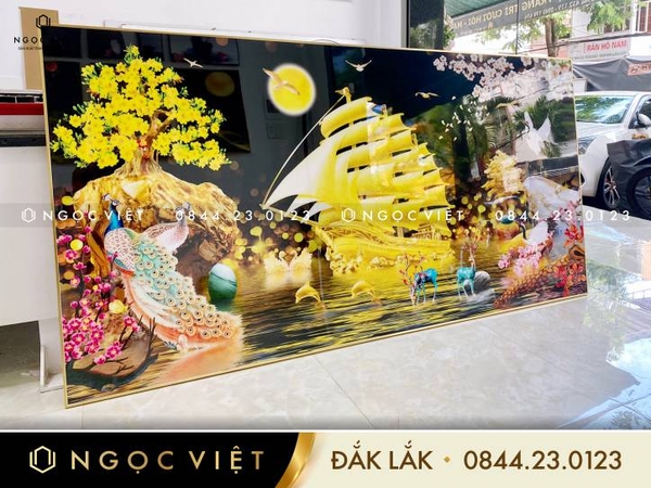 Tranh 3D Buôn Ma Thuột | Tranh Ngọc Việt - Đắk Lắk