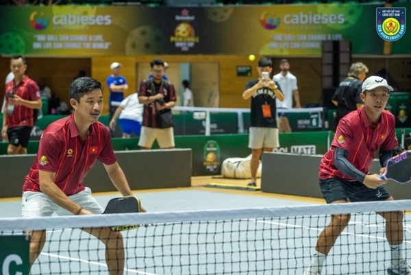 Đội tuyển Việt Nam thắng áp đảo ở trận ra quân Pickleball World Cup 2026