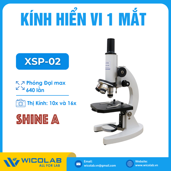 Kính Hiển Vi 1 Mắt 640 Lần Trung Quốc XSP-02 | WICOLAB.VN - All For Lab