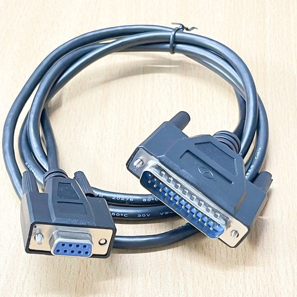 Cáp Chuyển Đổi RS232 DB9 cái sang RS232 Parallel DB25 đực cho máy CNC ...