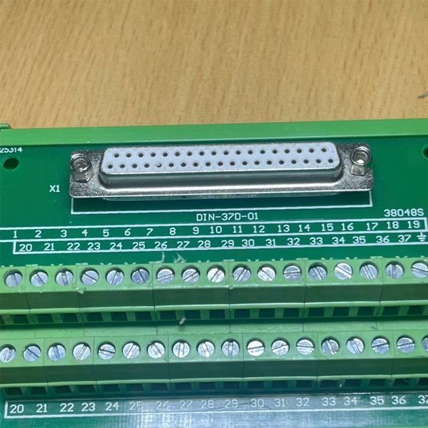 Cầu Đấu Original DIN-37D-01 37 Pin D-Sub Connector Female Terminal ...