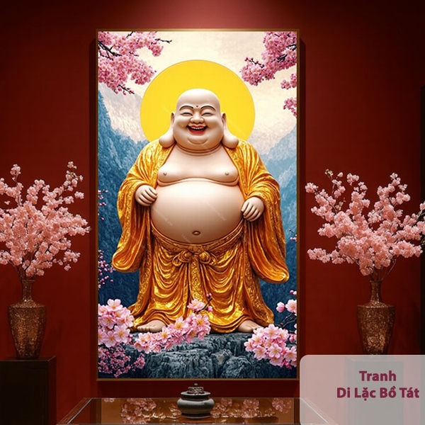 Tranh Di Lặc Bồ Tát 3D | PG71