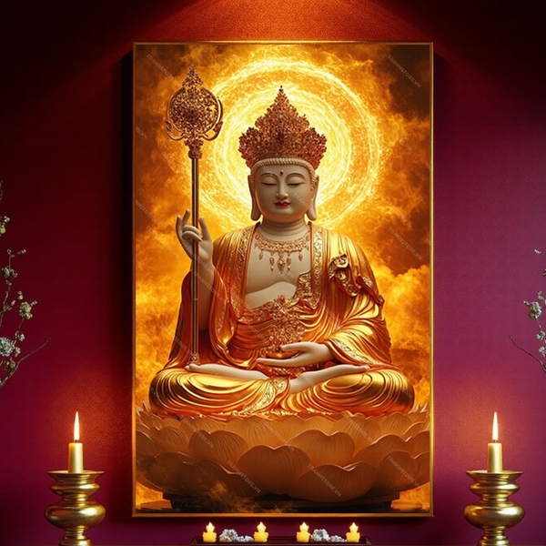 Tranh Địa Tạng Vương Bồ Tát | PG72