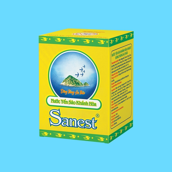 Nước yến sào Khánh Hòa Sanest đông trùng hạ thảo lọ 70ml