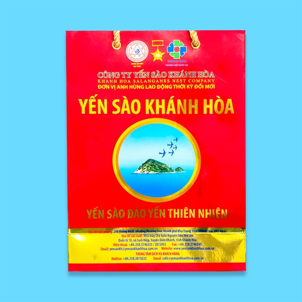 Yến hồng đảo yến thiên nhiên Khánh Hòa hộp 100g