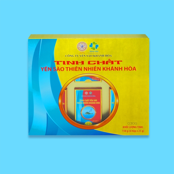 Tinh chất Yến sào thiên nhiên - Hộp 6 Hộp 5 gói 5 gram