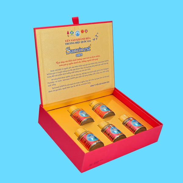Nước yến sào Khánh Hòa Sanvinest SVN79 hộp 5 lọ 79ml