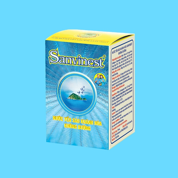 Nước yến sào Khánh Hòa Sanvinest không đường dành cho người cao tuổi lọ 70ml