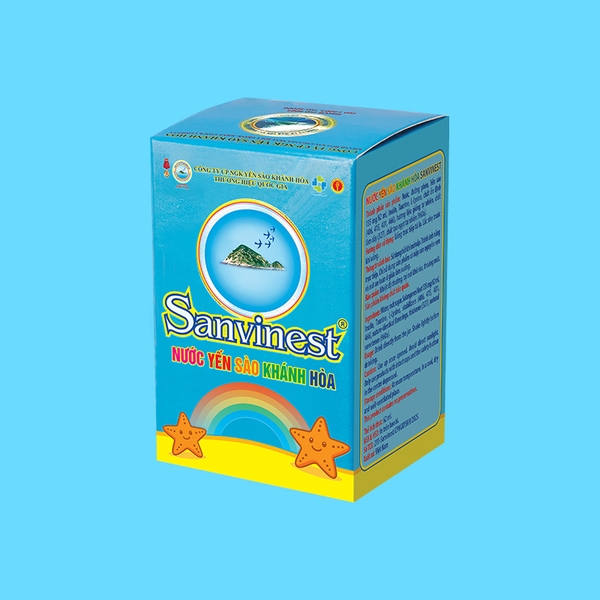 Nước yến sào Khánh Hòa Sanvinest dành cho trẻ em lọ 62 ml