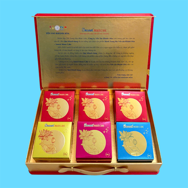 Bánh Trung thu Yến sào hộp 6.200 - 3 thập cẩm 1 mềm 2 dẻo