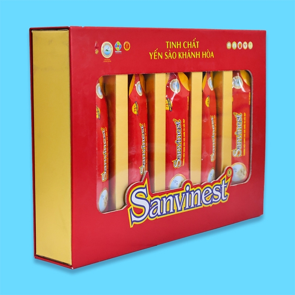 Hộp QT Tinh chất Yến sào Khánh Hòa Sanvinest - 20 túi 25ml