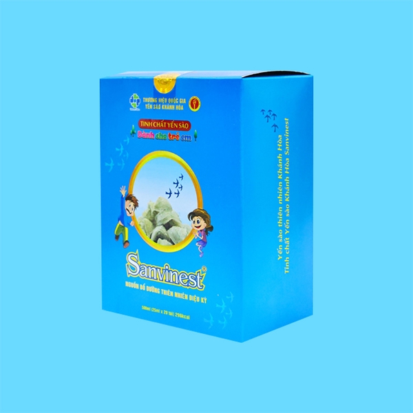 Tinh chất Yến sào Khánh Hòa Sanvinest dành cho trẻ em - Hộp 20 túi 25ml
