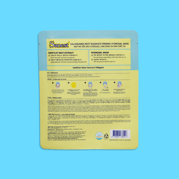 Mặt nạ Yến sào Hydrogel làm sáng và săn chắc da