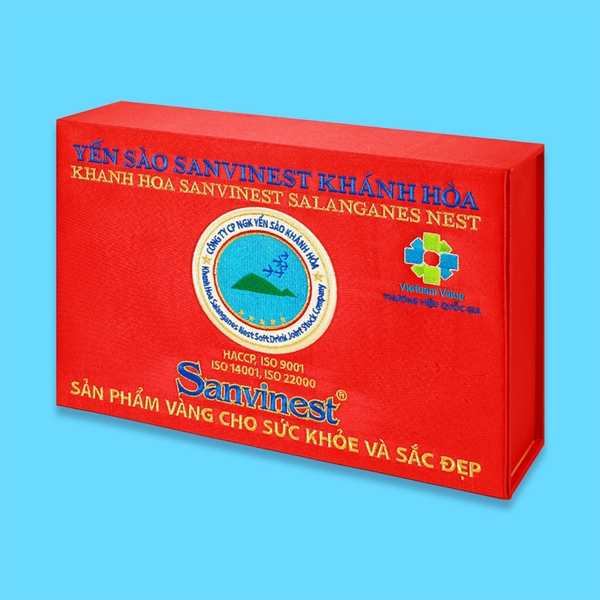 Hộp QT Yến sào Sanvinest Khánh Hòa chính hiệu nguyên tổ 100g