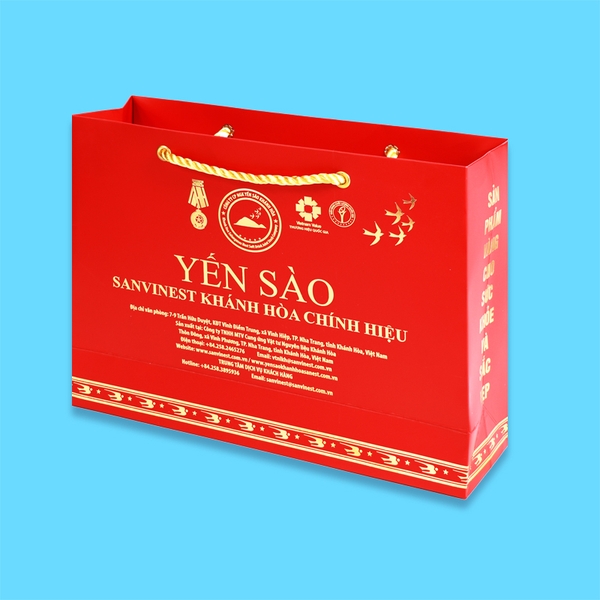 Hộp QT Yến sào Sanvinest Khánh Hòa chính hiệu nguyên tổ 100g
