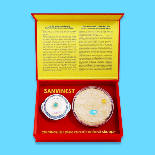 Hộp QT Yến sào Sanvinest Khánh Hòa chính hiệu tinh chế 100g