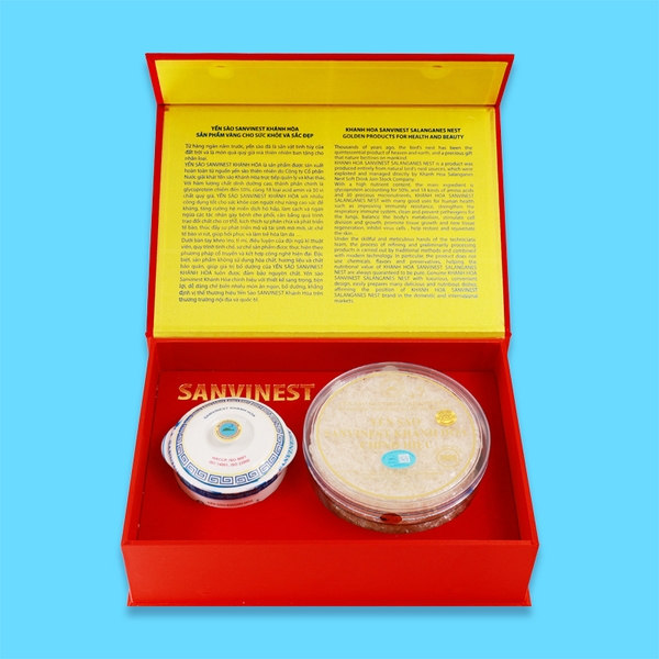 Hộp QT Yến sào Sanvinest Khánh Hòa chính hiệu tinh chế 100g
