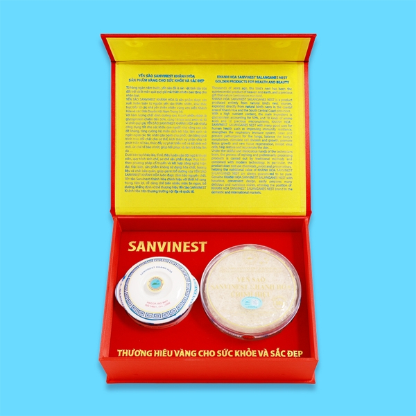 Hộp QT Yến sào Sanvinest Khánh Hòa chính hiệu tinh chế 50g
