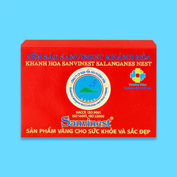 Hộp QT Yến sào Sanvinest Khánh Hòa chính hiệu tinh chế dạng tổ -Hộp 100g