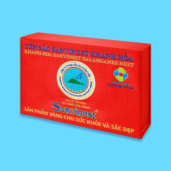 Hộp QT Yến sào Sanvinest Khánh Hòa chính hiệu tinh chế dạng tổ -Hộp 100g