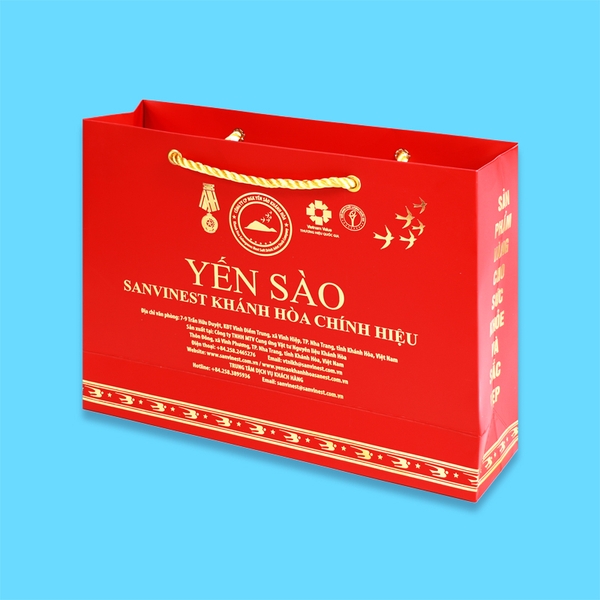 Hộp QT Yến sào Sanvinest Khánh Hòa chính hiệu tinh chế dạng tổ -Hộp 100g