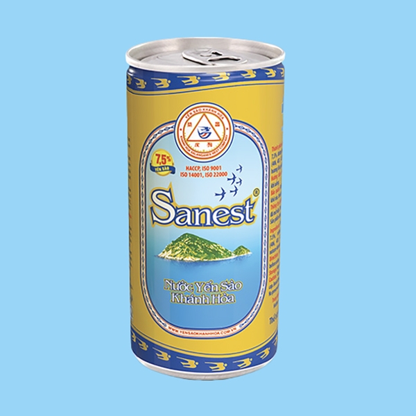 Nước yến sào Khánh Hòa Sanest lon 190ml