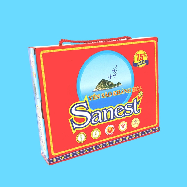 Nước yến sào Khánh Hòa Sanest hộp 10 lon 190ml