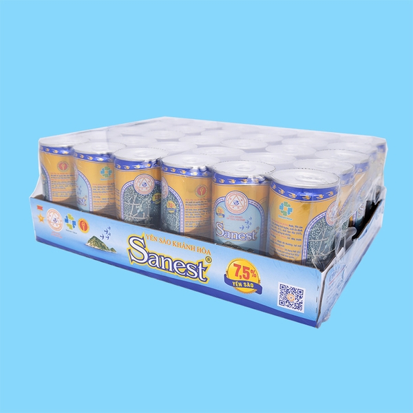 Nước yến sào Khánh Hòa Sanest khay 30 lon 190ml