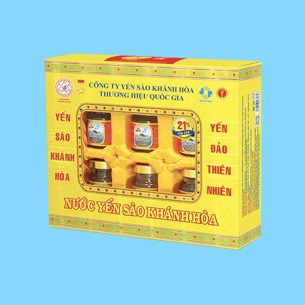 Nước yến sào Khánh Hòa Sanest hộp 6 lọ 70ml