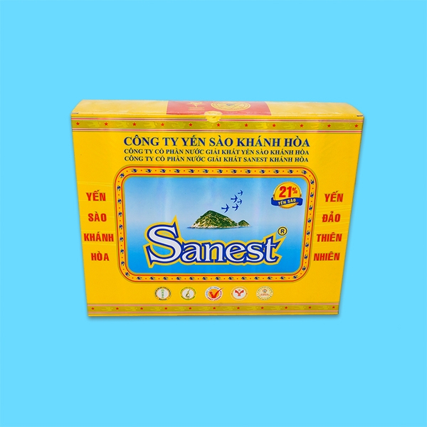Nước yến sào Khánh Hòa Sanest hộp 6 lọ 70ml