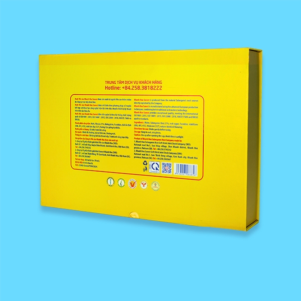 Nước yến sào Khánh Hòa Sanest hộp 6 lọ 70ml Quà tặng