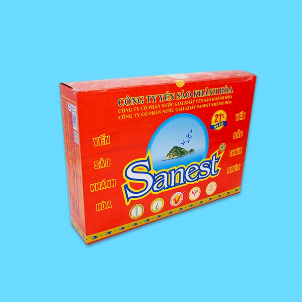 Nước yến sào Khánh Hòa Sanest hộp 8 lọ 70ml