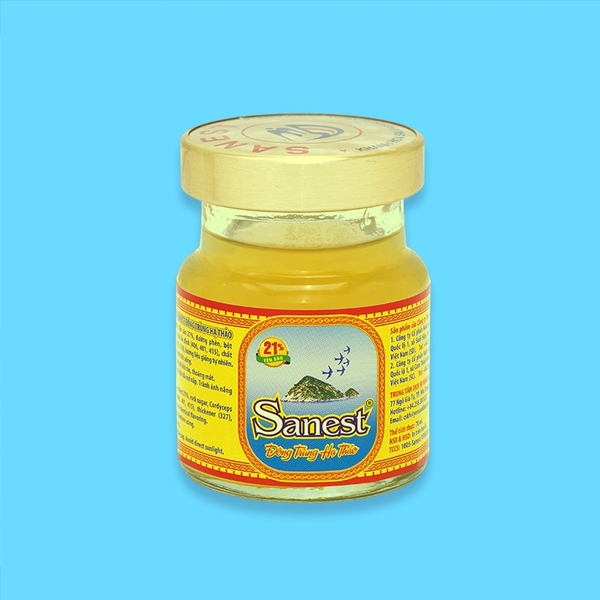 Nước yến sào Khánh Hòa Sanest Đông trùng Hạ thảo lọ 70ml