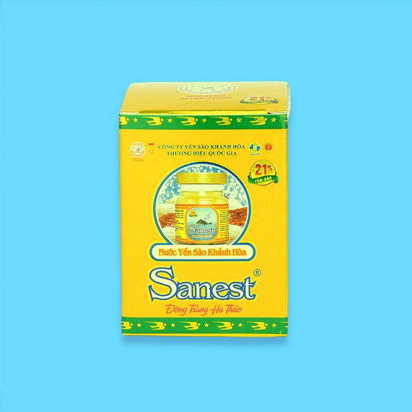 Nước yến sào Khánh Hòa Sanest Đông trùng Hạ thảo lọ 70ml