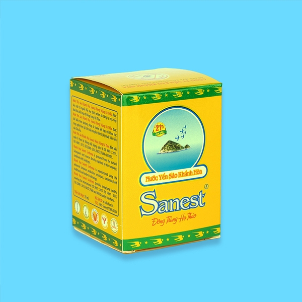 Nước yến sào Khánh Hòa Sanest Đông trùng Hạ thảo lọ 70ml
