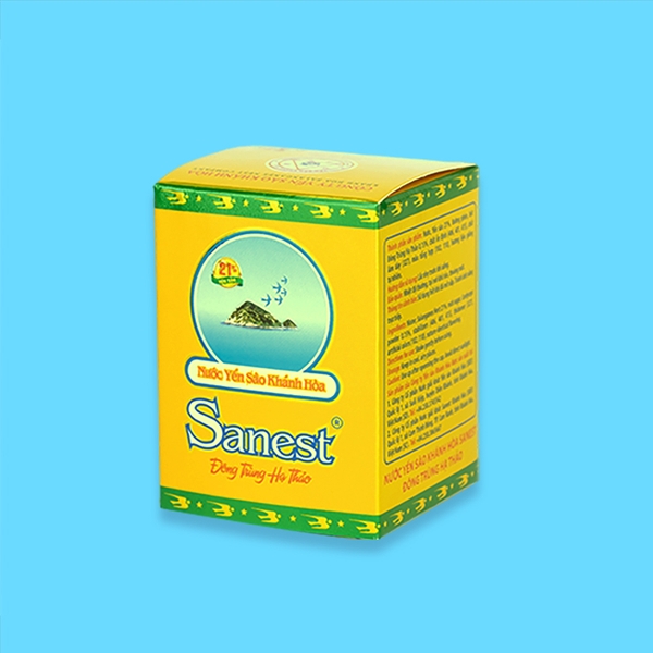 Nước yến sào Khánh Hòa Sanest Đông trùng Hạ thảo lọ 70ml