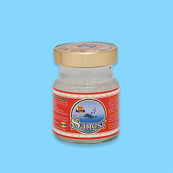 Nước yến sào Khánh Hòa Sanest không đường lọ 70ml