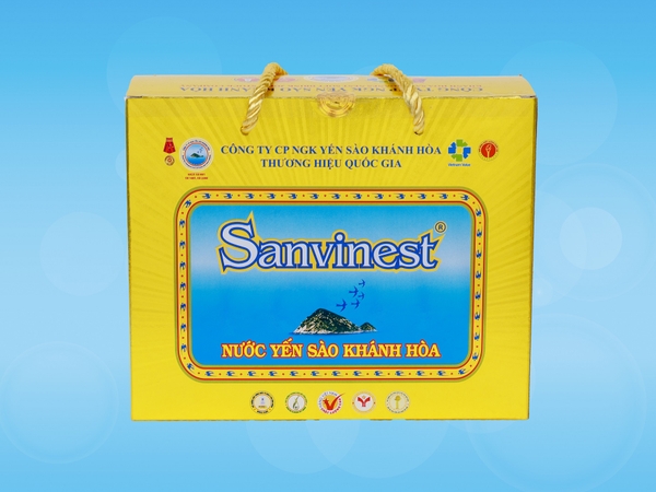 Nước yến sào Khánh Hòa Sanvinest hộp 6 lọ 70ml