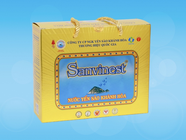 Nước yến sào Khánh Hòa Sanvinest hộp 6 lọ 70ml