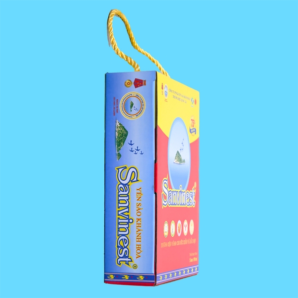 Nước yến sào Khánh Hòa Sanvinest hộp 5 lon 190ml