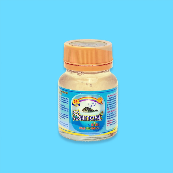 Nước yến sào Khánh Hòa Sanest dành cho trẻ em lọ 62ml