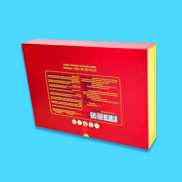 Nước yến sào Khánh Hòa Sanvinest Fucoidan nhân sâm hộp 6 lọ 70ml