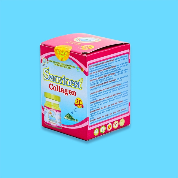 Nước yến sào Khánh Hòa Sanvinest Collagen lọ 70ml