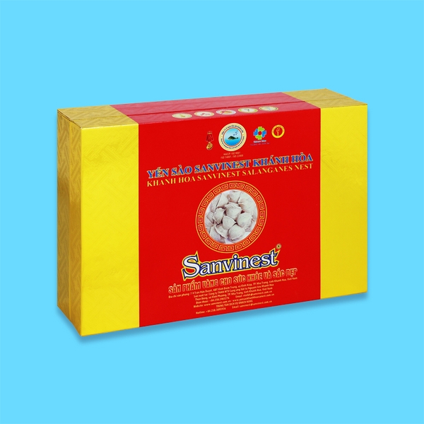 Yến sào Sanvinest Khánh Hòa chính hiệu nguyên tổ sơ chế 100g